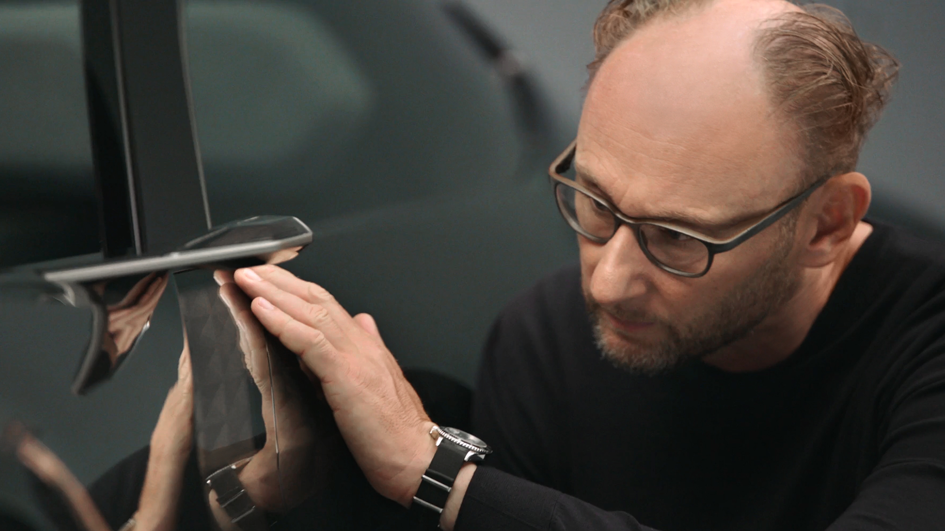 Le designer Marc Lichte sur le rétroviseur extérieur virtuel.